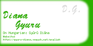 diana gyuru business card