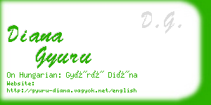 diana gyuru business card